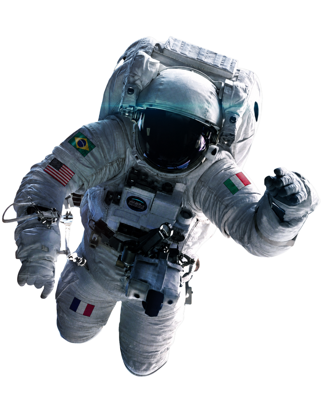 Astronauta representando a imers&atilde;o no aprendizado de idiomas da RSL Academy